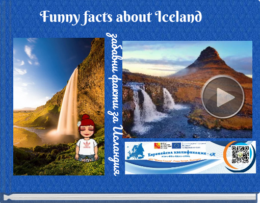 Book titled 'Funny facts about Iceland'
