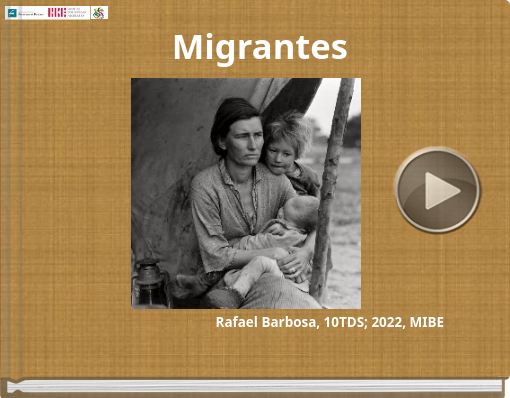 Book titled 'Migrantes Rafael Barbosa, 10TDS; 2022, MIBE'