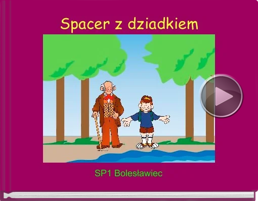 Book titled 'Spacer z dziadkiem'