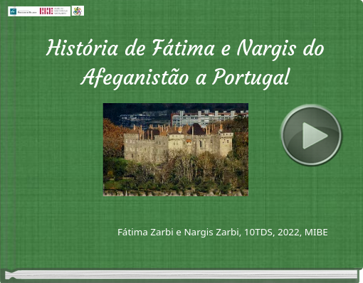 Book titled 'História de Fátima e Nargis do Afeganistão a Portugal'