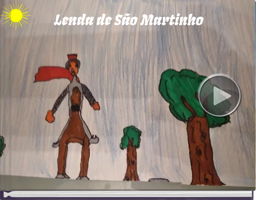 Book titled 'Lenda de São Martinho'