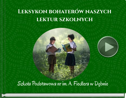 Book titled 'Leksykon bohaterów naszych lektur szkolnych'