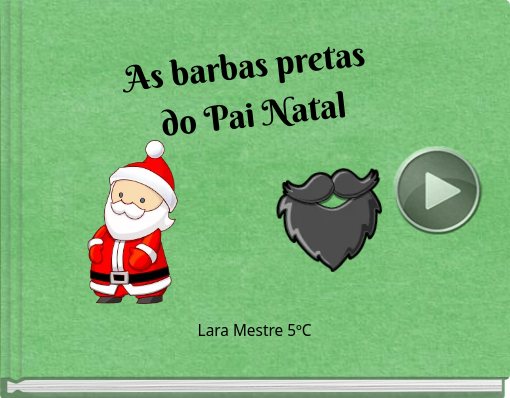 Book titled 'As barbas pretas do Pai Natal'