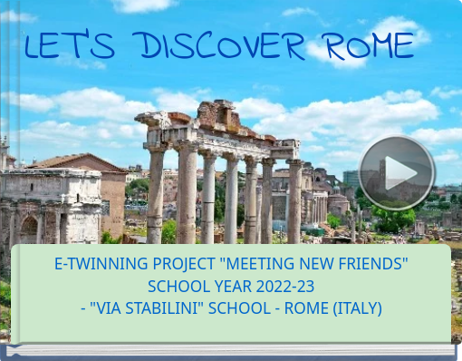 Book titled 'LET'S DISCOVER ROME'