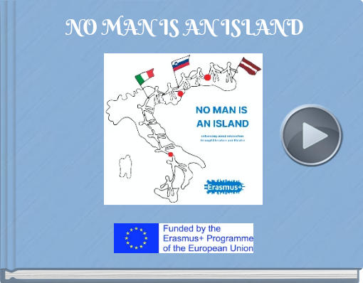 Book titled 'NO MAN IS AN ISLAND'