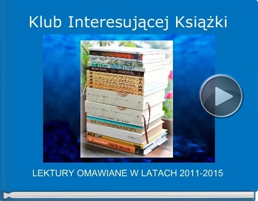 Book titled 'Klub Interesującej Książki'