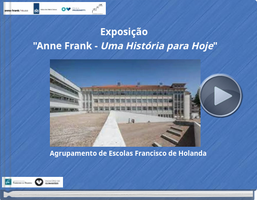 Book titled 'Exposição 'Anne Frank - Uma História para Hoje''