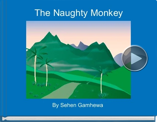 Book titled 'The Naughty Monkey'