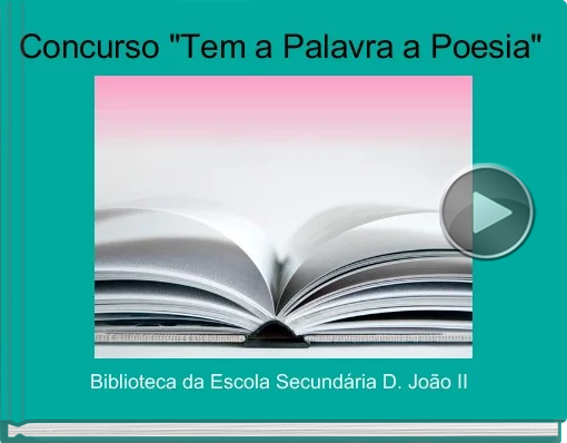 Book titled 'Concurso 'Tem a Palavra a Poesia''