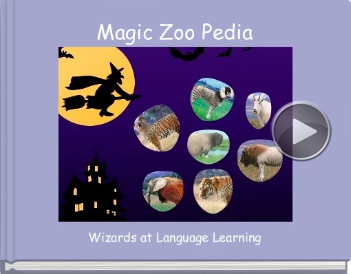 Book titled 'Magic Zoo Pedia'