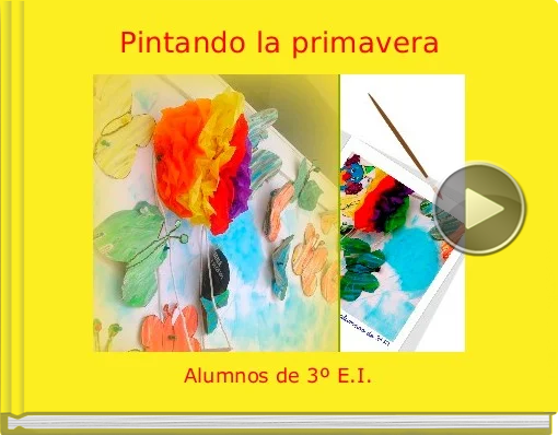 Book titled 'Pintando la primavera'