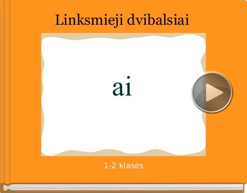 Book titled 'Linksmieji dvibalsiai'