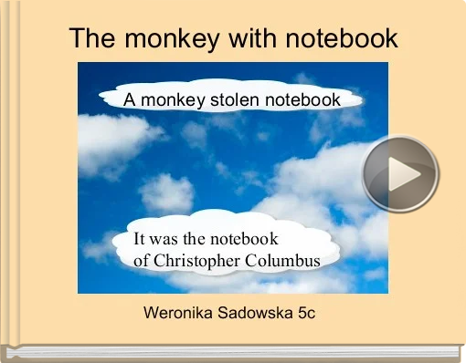 Book titled 'The monkey with notebook'