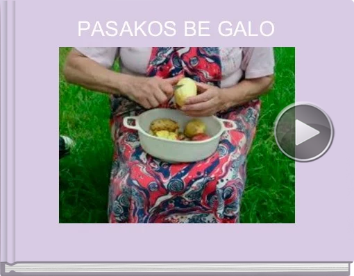 Book titled 'PASAKOS BE GALO'