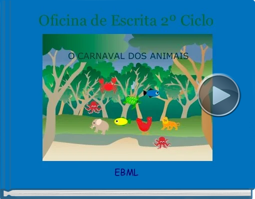Book titled 'Oficina de Escrita 2º Ciclo'