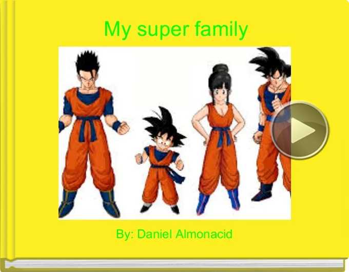 Book titled 'My super family'