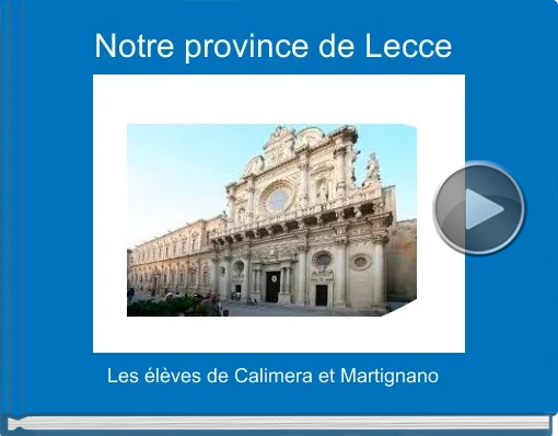 Book titled 'Notre province de Lecce'