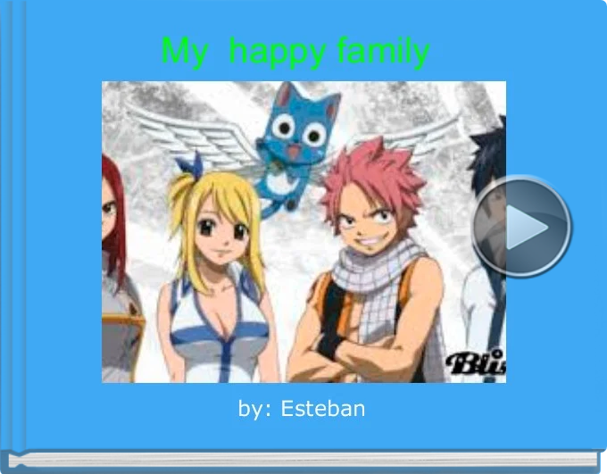 Book titled 'My happy family'