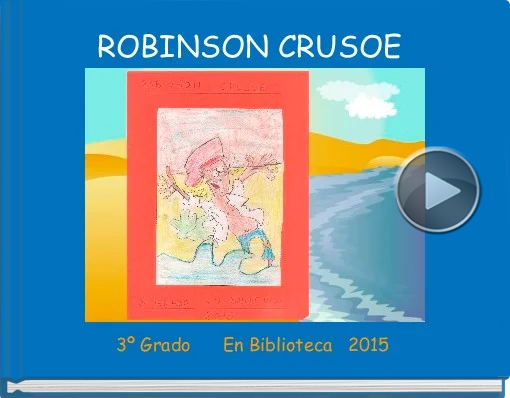 Book titled 'ROBINSON CRUSOE'