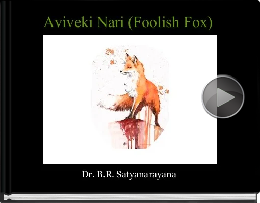 Book titled 'Aviveki Nari (Foolish Fox)'