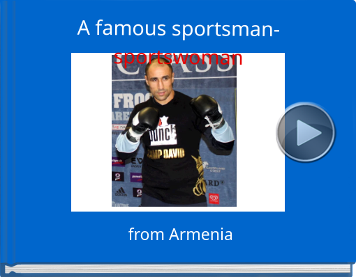 Book titled 'A famous sportsman-sportswoman'
