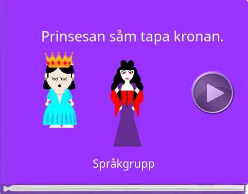 Book titled 'Prinsesan såm tapa kronan.'