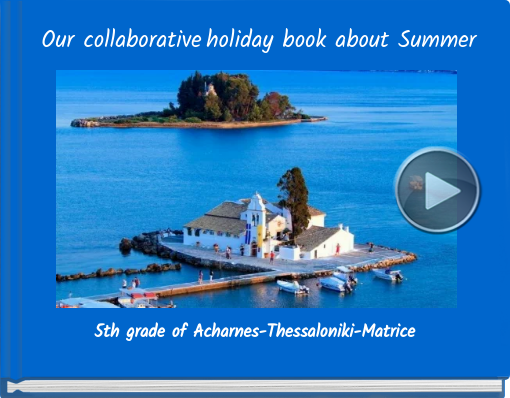 Book titled 'Our collaborative holiday book about Summer'