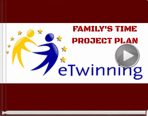 Book titled 'FAMILY'S   TIME  PROJECT PLAN'
