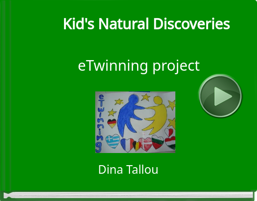 Book titled 'Kid's Natural DiscoverieseTwinning project'