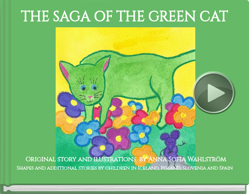 Book titled 'THE SAGA OF THE GREEN CAT'