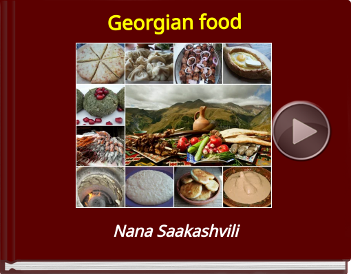 Book titled 'Georgian food'