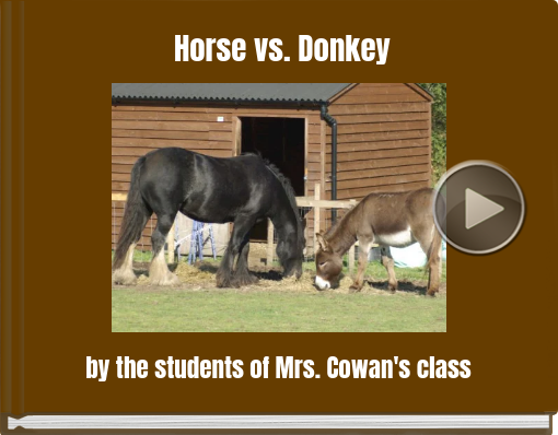 Book titled 'Horse vs. Donkey'