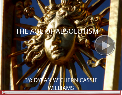 Book titled 'THE AGE OF ABSOLUTISM'