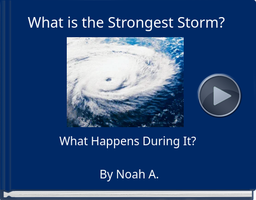 Book titled 'What is the Strongest Storm?'