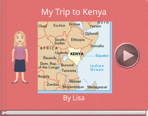 Book titled 'My Trip to Kenya'