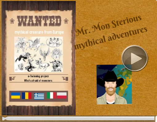 Book titled 'Mr. Mon Sterious  mythical adventures'
