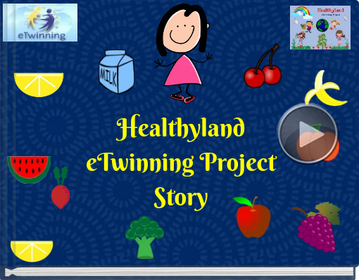 Book titled 'HealthylandeTwinning Project'