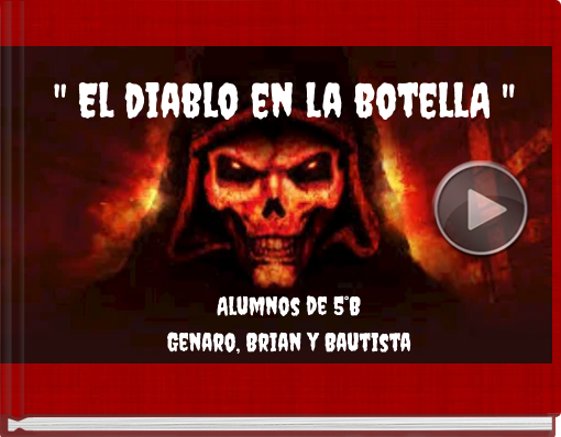 Book titled '' El diablo en la botellA ''