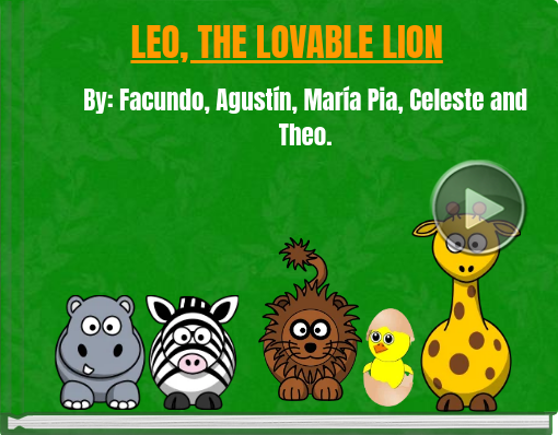 Book titled 'LEO, THE LOVABLE LION'