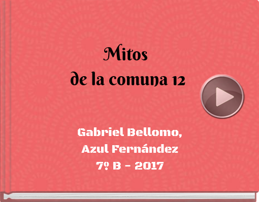 Book titled 'Mitos ﻿de la comuna 12'