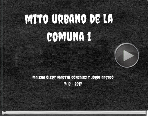 Book titled 'mito urbano de la comuna 1'