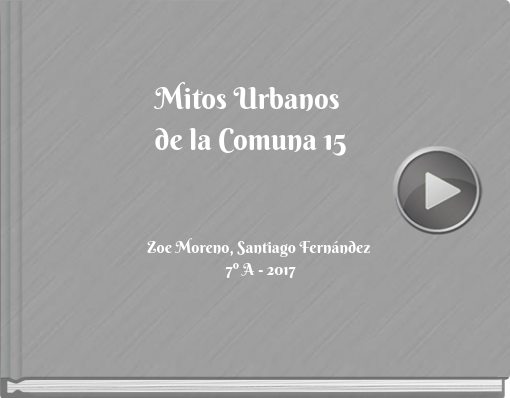 Book titled 'Mitos Urbanos de la Comuna 15'