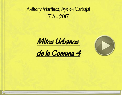 Book titled 'Mitos Urbanos de la Comuna 4'