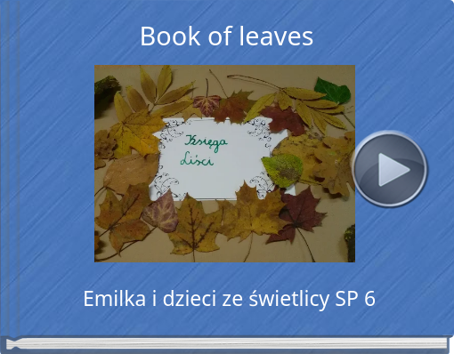 Book titled 'Book of leaves'