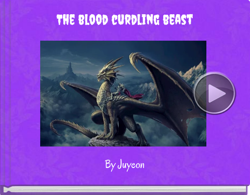 Book titled 'The blood curdling beast'