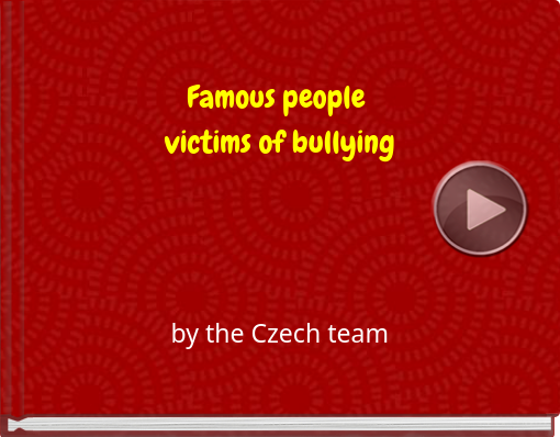Book titled 'Famous people victims of bullying'