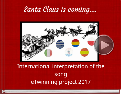 Book titled 'Santa Claus is coming....'