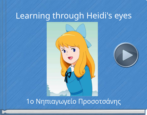 Book titled 'Learning through Heidi's eyes'