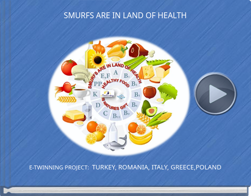 Book titled 'SMURFS ARE IN LAND OF HEALTH'