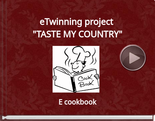 Book titled 'eTwinning project 'TASTE MY COUNTRY''